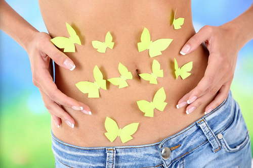 A fluttering in the stomach is a feeling or a sensation of butterflies in the stomach image photo picture